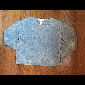 See through Jones New York Sport sweater - loose weave